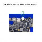 DC Power Jack Socket Charging Port for Autel MaxiSys MS909 MS919